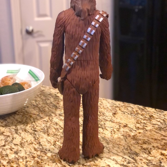 Chewbacca Toy. 20” tall. Comes with removable satchel. - Picture 2 of 3
